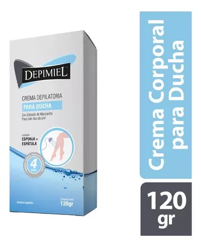 CREMA DEPILATORIA c/ MANZANILLA PARA DUCHA 120 gr.