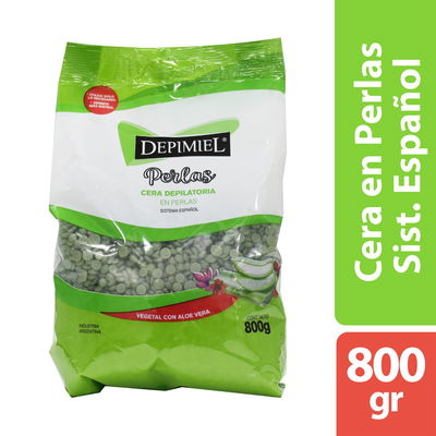 CERA SIST. ESPAÑOL EN PERLAS VEGETAL 800 gr.