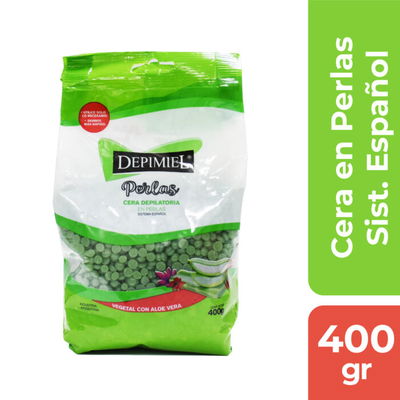 CERA SIST. ESPAÑOL EN PERLAS VEGETAL 400 gr.