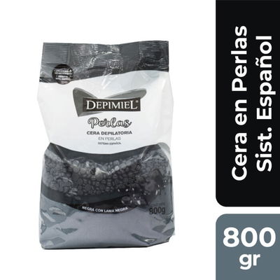 CERA SIST. ESPAÑOL EN PERLAS NEGRA 800 gr.