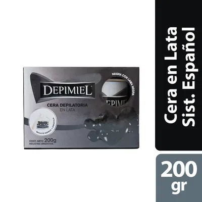 CERA SIST. ESPAÑOL EN LATA NEGRA 200 gr.