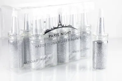 PACK 12 PARIS NIGHT POLVO BRILLATINA