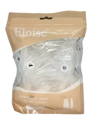 Tips press on soft gel Coffin Prelimado Eloise 500u