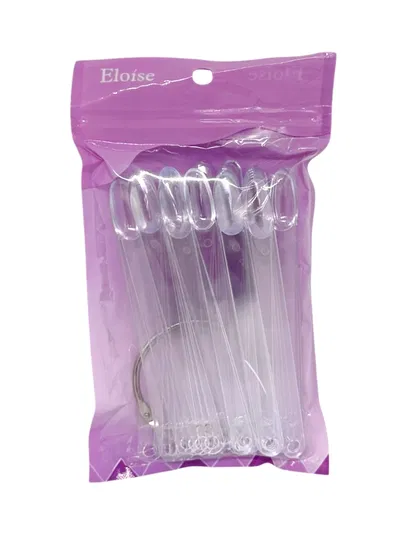 Muestrarios de uñas almendra transparentes Eloise
