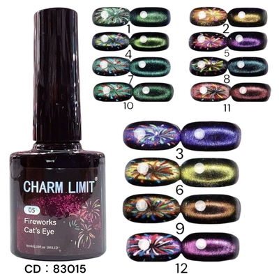 Esmalte ojo de gato Fireworks charm limit