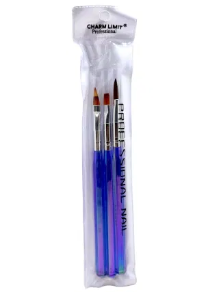 Set Pincel acrilico gel y degrade unidad Charm limit