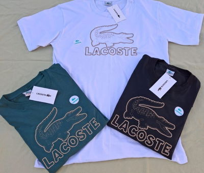 REMERA LACOSTE BORDADA PREMIUM