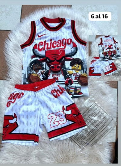 Conjunto Musculosa + short infantil NBA