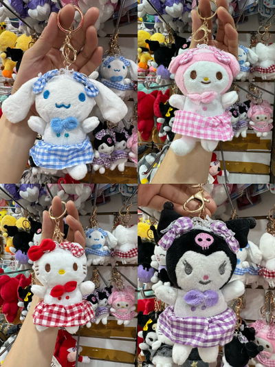 Llaveros peluche premium x6
