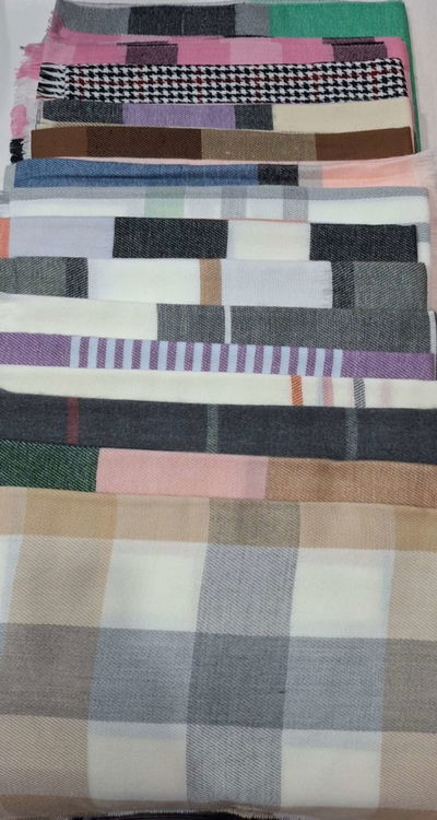 Ruanas Bufanda De Lanilla Acrilico Premium X6 Grandes 180x80
