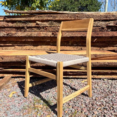 Silla Esmeralda (Tejida en soga nautica)