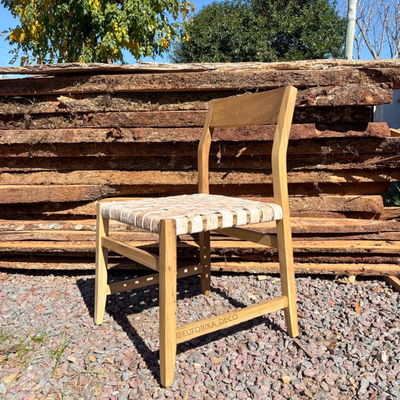 Silla Ambar (Cuero trenzado)