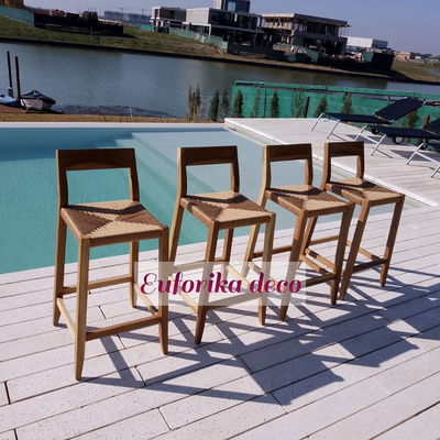 Banqueta Perla (Tejidas en kraft "X" doble) 