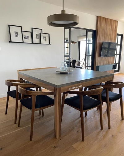 Mesa Malva (Madera Petiribi+Microcemento)