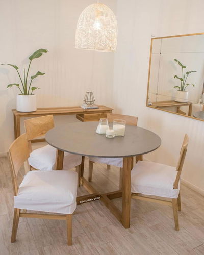 Mesa Aleli (Madera Petiribi+Microcemento)