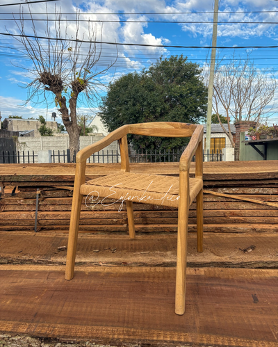 Silla Dali (Madera Petiribi +Hilo Kraft)