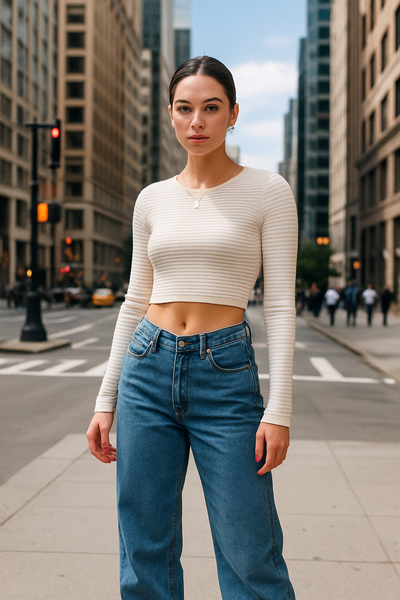 JEANS WIDE LEG