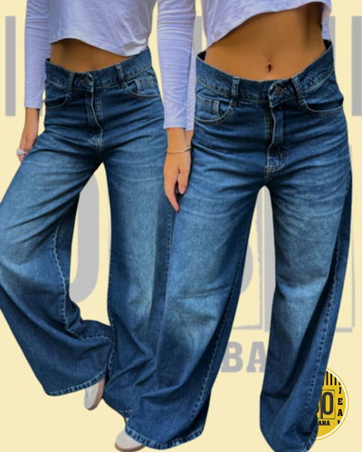 JEANS WIDE LEG 