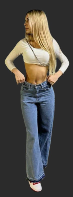 JEANS WIDE LEG 