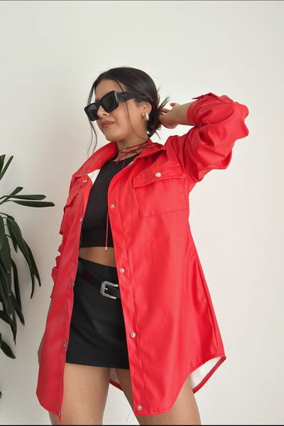 Maxicamisaco Rojo