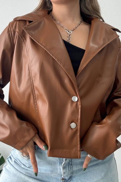 Blazer corto Galilea Tostado