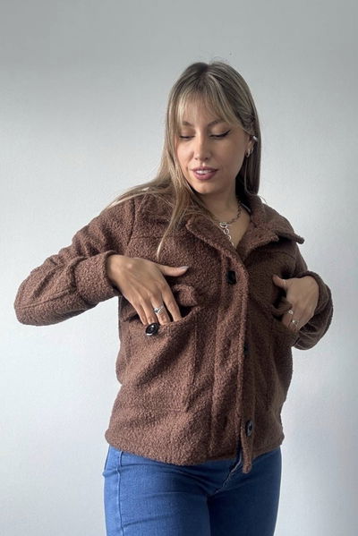 Camisaco Elice Marrón 