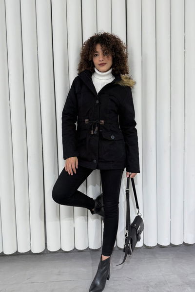 Parka Importada Delicia Negro 