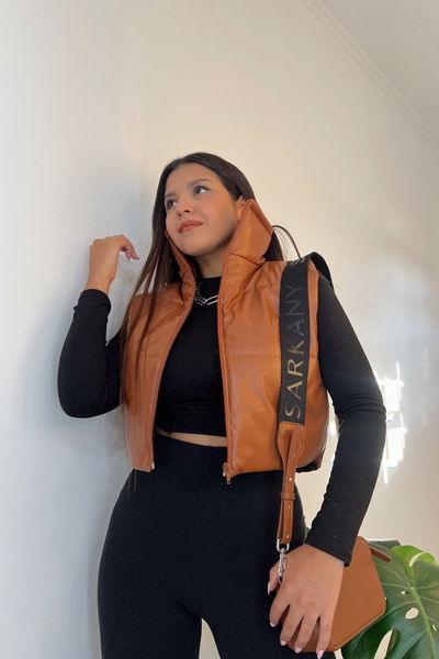Chaleco Yessi Camel