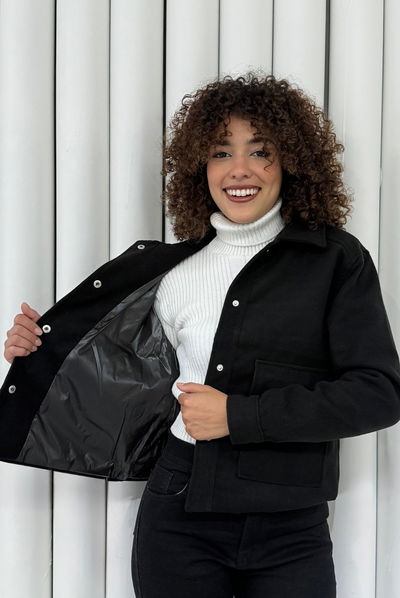 Saco Zara Negro 