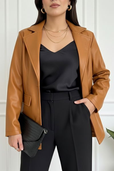 Blazer Ecocuero Camel