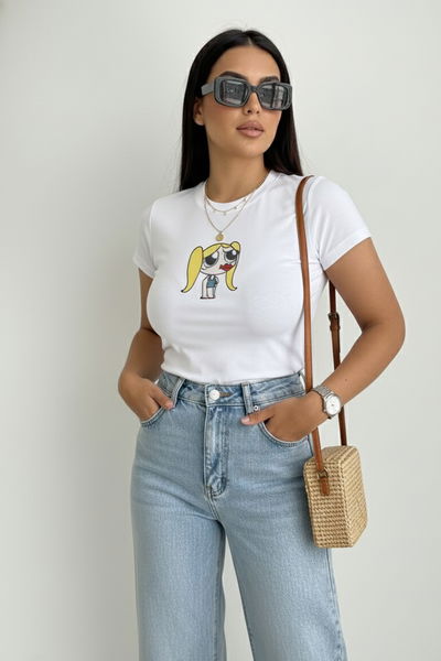 Remera Burbuja Blanco