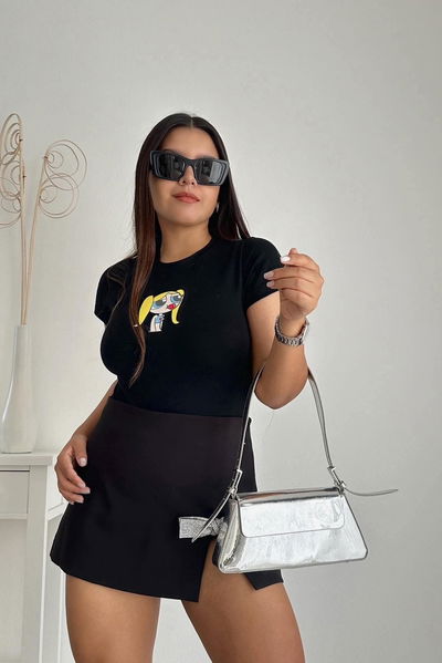 Remera Burbuja Negro