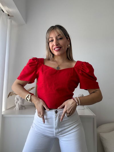 Blusa Lina Roja