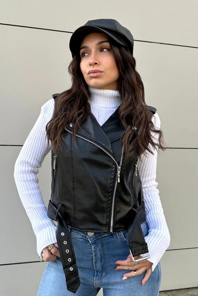 Chaleco Eco Cuero Opaco