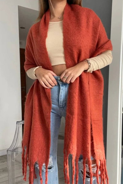 Bufandon Terracota Importado 