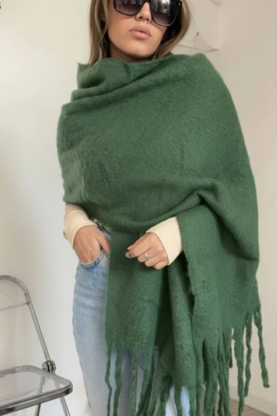 Bufandon Verde Importado 