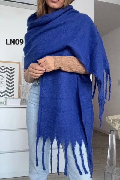 Bufandon Azul Importado 