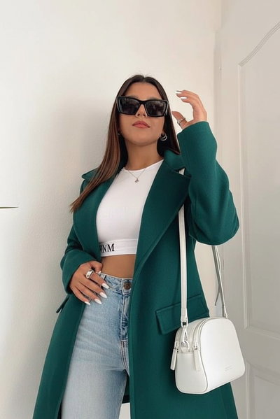 Tapado Clásico Verde Petróleo 