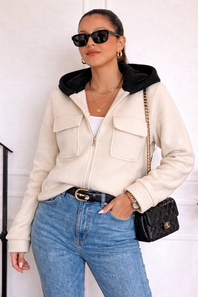 Campera Paño Bucle Natural 