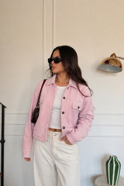 Campera Corderoy Celia Rosa