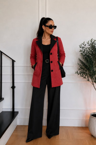 Saco Lanilla Coral