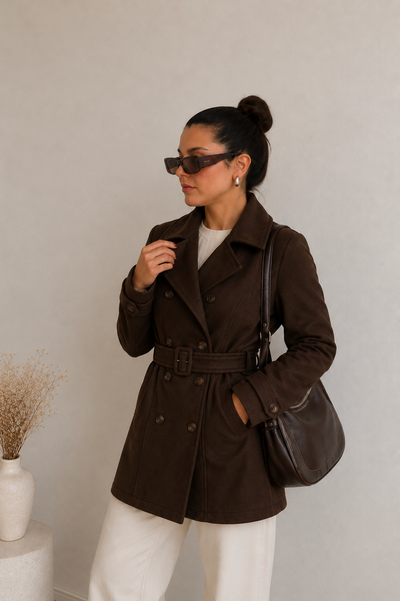 Tapado Trench Renata Chocolate 