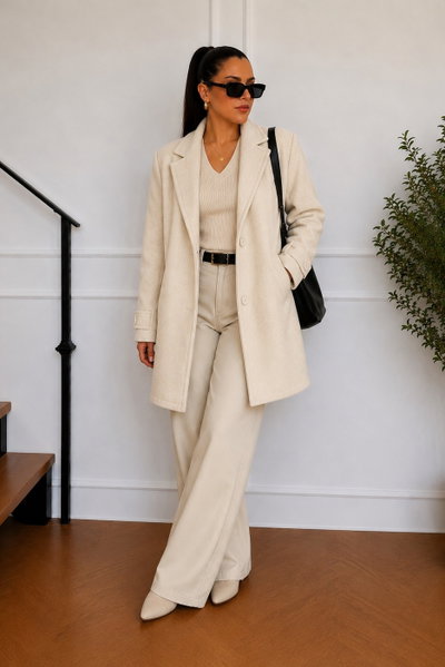 Saco Oversize Hair Crema