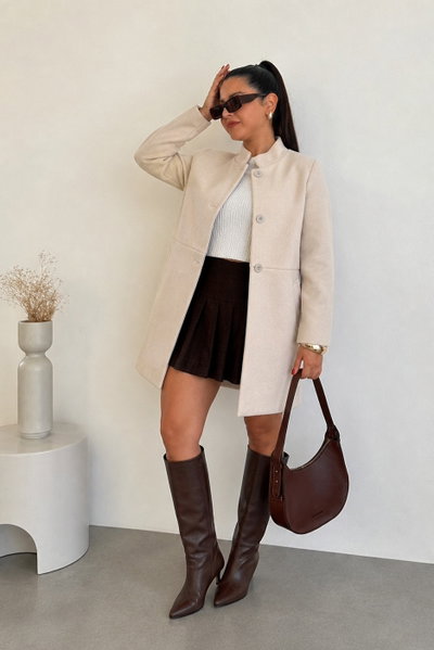 Saco Dali Forrado Beige 