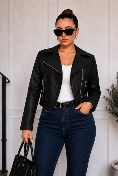Campera Yaeli Importada Negro 