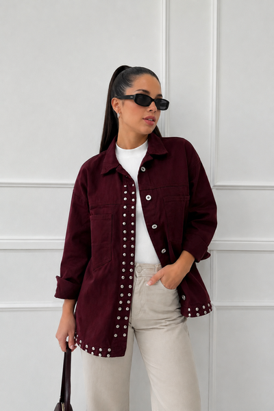 Camisaco Cazzu Tacha Bordo