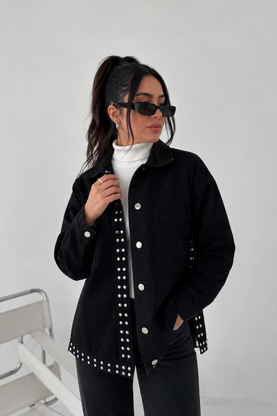 Camisaco Cazzu Tacha Negro