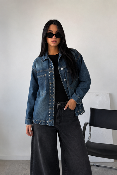 Camisaco Cazzu Tachas Oxido