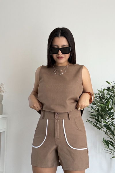 Conjunto Meli Marrón 