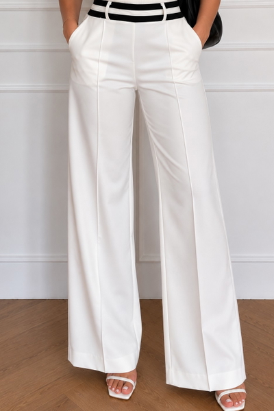 Pantalón Scuba Blanco